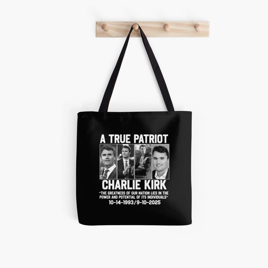 Discover Charlie-Kirk Tote Bag