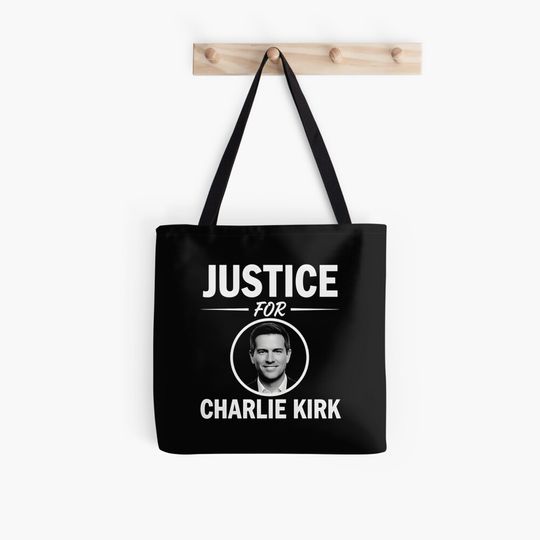 Charlie Kirk Tote Bag