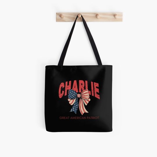 Charlie Kirk Tote Bag