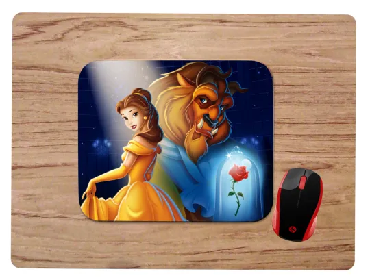Beauty and the Beast Inspired Mouse Pad Desk Mat for Home