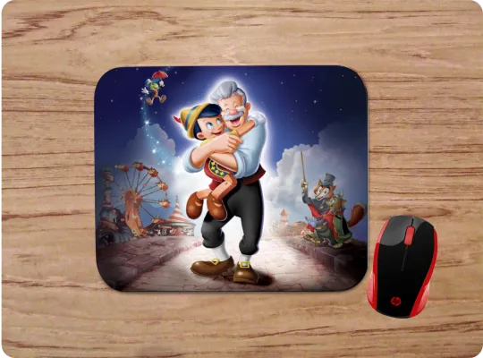 Discover Pinocchio Custom Mouse Pad
