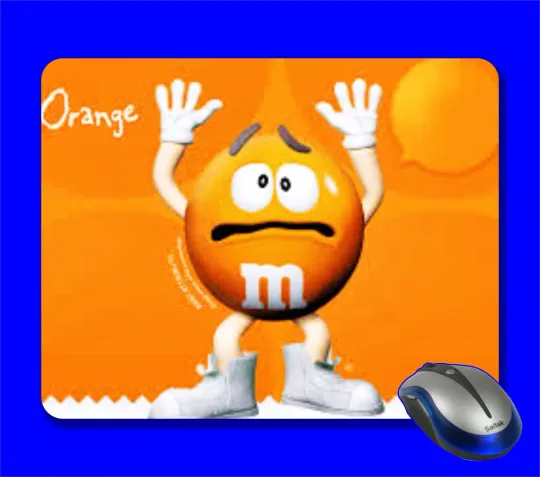 Discover M&M Chocolate Candy Computer Mouse Pad