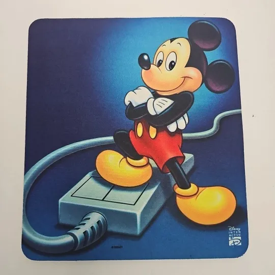 Discover Vintage Disney Mickey Mouse Software Mouse Pad