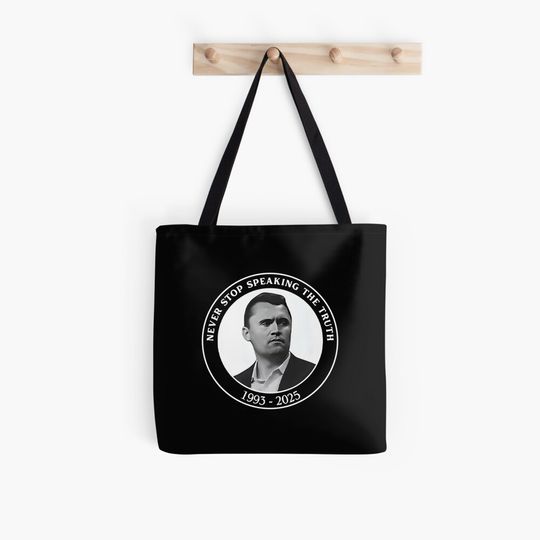 Discover charlie kirk - justice for charlie kirk, pray for charlie kirk Tote Bag