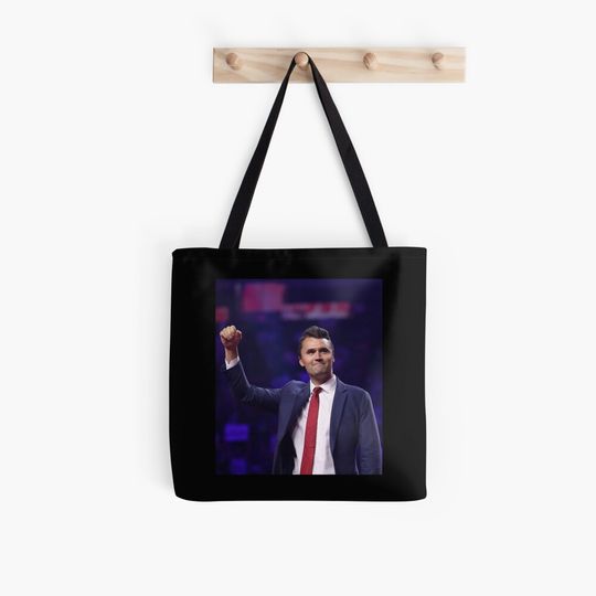 Discover Charlie Kirk - Utah, A True Patriot Charlie Kirk Tote Bag