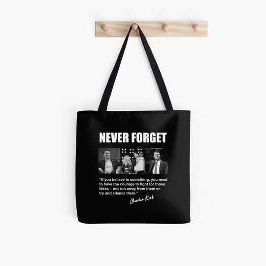 Discover Charlie-Kirk Tote Bag