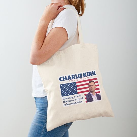 Discover In Honour of Charlie Kirk Tote Bag
