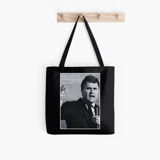 Discover Charlie Kirk - "They hated him because he told the truth" Tote Bag