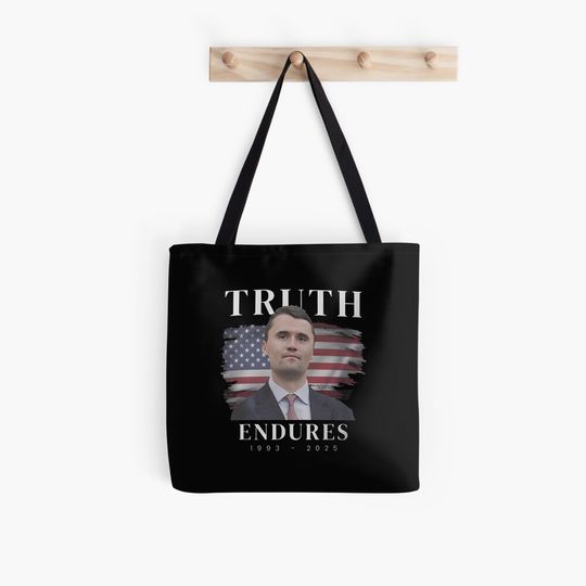 Discover charlie kirk - justice for charlie kirk, pray for charlie kirk Tote Bag