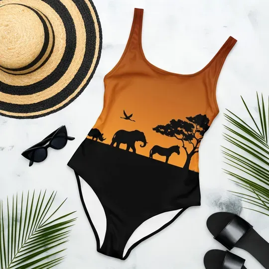 Discover Animal Kingdom Safari One-Piece Swimsuit