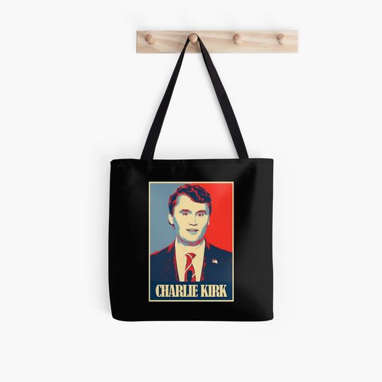 Charlie Kirk Tote Bag