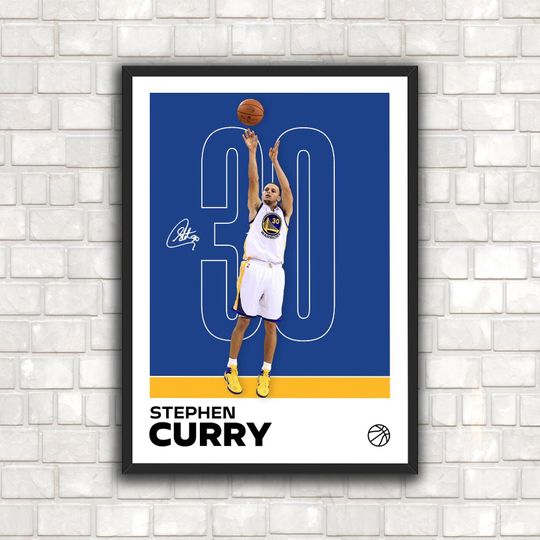 Discover Stephen Curry Poster- Perfect for Fans! - 11x14 Minimalist Curry Print for Bedroom Decor & Office Wall Art, Basketball Art, DIGITAL DOWNLOAD