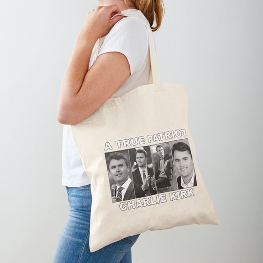 Discover Cha.rlie Kirk Tote Bag