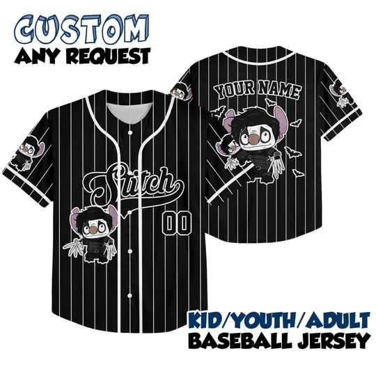 Discover Disney Stitch Horror Characters Shirt, Horror Stitch Costume Shirt, Disney Stitch Halloween 2025 Shirt, Disney Ghost Stitch Halloween Jersey