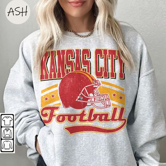 Vintage 90s Kansas City Football Sweatshirt, Sunday Kansas City
