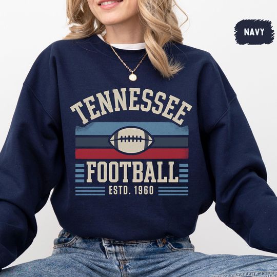 Discover Vintage Tennessee Football Sweatshirt -  Team Fan Apparel