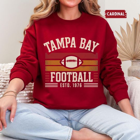 Discover Vintage Tampa Bay Football Sweatshirt, Team Fan Apparel