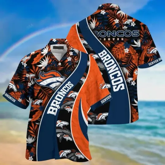 Discover Denver Brôncos Island Spirit Hawaiian Shirt Summer Aloha Full Size, Gift for Fan