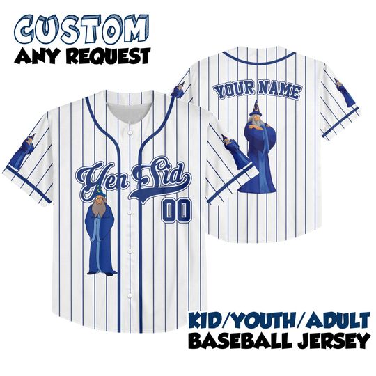 Discover Fantasia Master Yen Sid Jersey Shirt, Disney Fantasia Baseball Jersey, Yen Sid Sorcerer Cosplay, Disney World Shirt, Disney Halloween