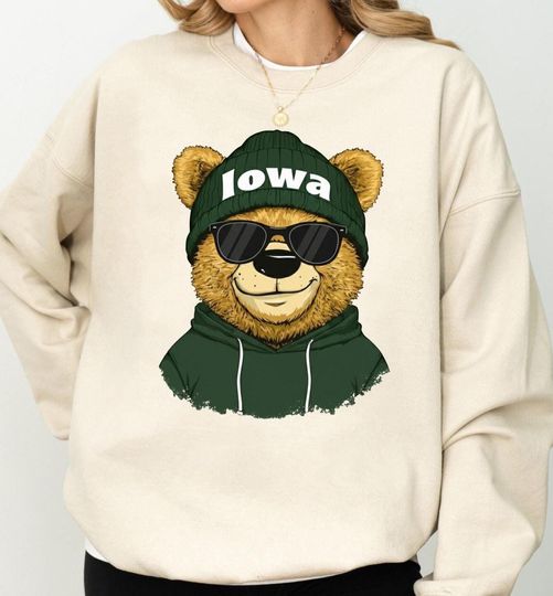 Discover Lowa Sweatshirt, Retro Sports Fan Shirt, Iowa Mascot Sweatshirt