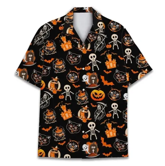Halloween Hawaiian Shirts For Men Women