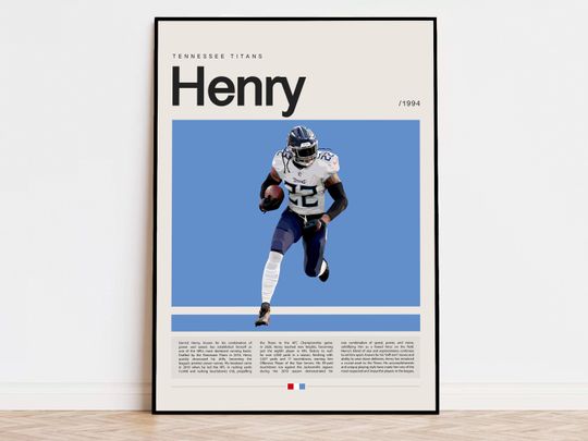 Discover Derrick Henry Poster, football Poster, Sports Poster, Modern Sports Art, football Gifts, Super Bowl Poster, American Football Poster