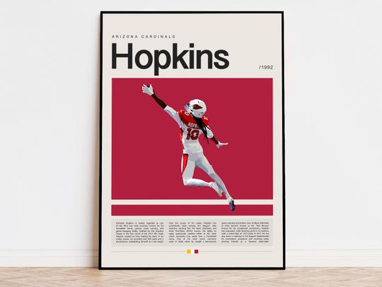 Discover DeAndre Hopkins Poster, football Poster, Sports Poster, Modern Sports Art, football Gifts, Super Bowl Poster, American Football Poster
