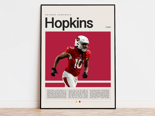 Discover DeAndre Hopkins Poster, football Poster, Sports Poster, Modern Sports Art, football Gifts, Super Bowl Poster, American Football Poster