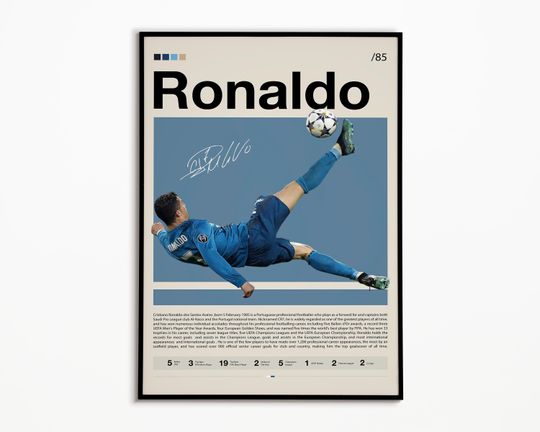 Discover Cristiano Ronaldo Poster, Real Madrid Poster, Sports Poster, Soccer Gifts, Football Poster, Sports Bedroom Posters, Soccer Wall Art