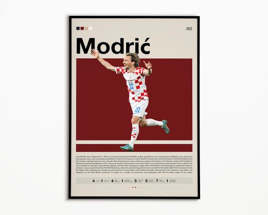Discover Luka Modri Poster, Croatia Footballer Poster, Soccer Gifts, Sports Poster, Football Player Poster, Soccer Wall Art, Sports Bedroom Posters