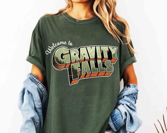 Discover Disney Gravity Falls Welcome to Gravity Falls Logo T-Shirt