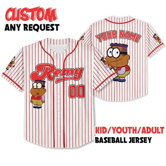 Discover Big City Greens Remy Remington Jersey Shirt, Disney Big City Greens Baseball Jersey, Remy Remington Cosplay, Disney Group Shirt