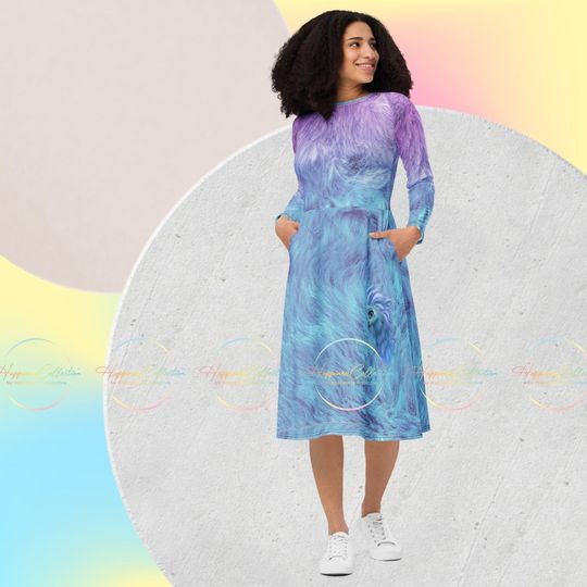 Discover The Sisu: Women's Resilient Long Sleeve Midi Dress