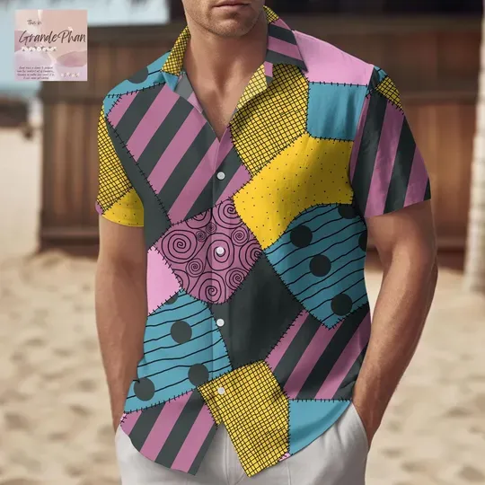 Discover Sally Nightmare Button Up, Nightmare Before Christmas Hawaiian Shirt, Gifts for Sally Fans, Spooky Sally Merch Gift