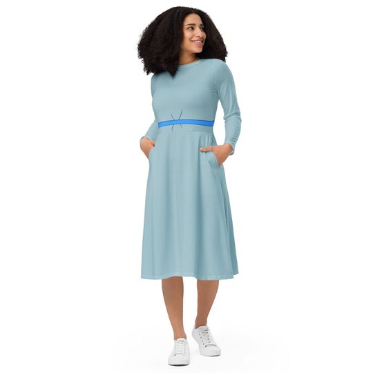 Discover Call Me Wendy - Long Sleeve Midi Dress