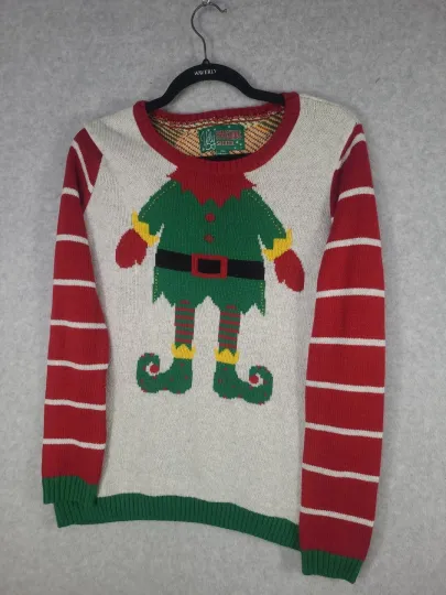 Discover Ugly Christmas Sweater Women's Elf  Holiday Theme