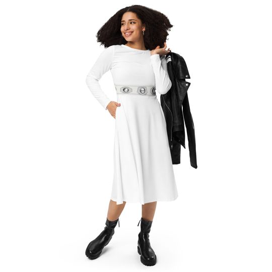 Discover Star Princess long sleeve midi dress- Costume, Cosplay, Bounding