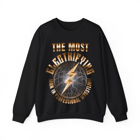 Discover The Rock Sweatshirt The Most Electrifying Man In Professional Wrestling Rock Sweater Electric Wrestling Inspired Sweatshirt Wrestling Gifts