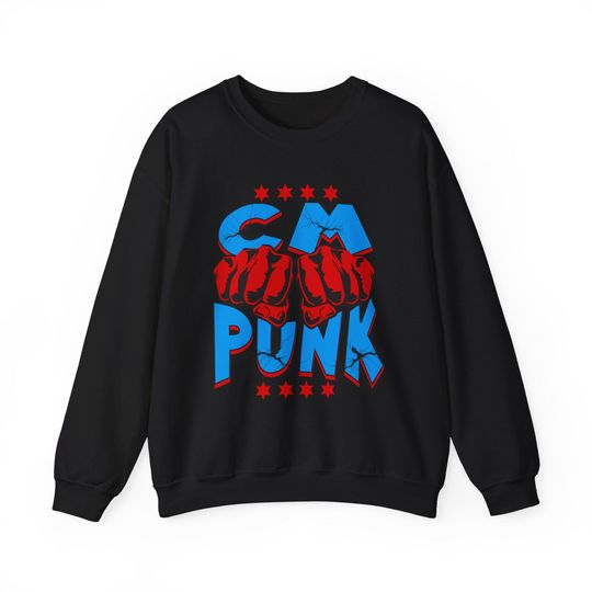 CM Punk Sweatshirt Best in the World Wrestling Fan Apparel