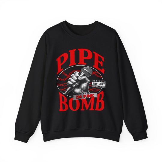CM Punk Pipebomb Sweatshirt Wrestling Entertainment Wrestling