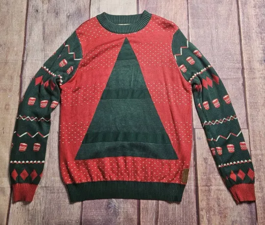 Discover Tipsy Elves Ugly Christmas Sweater Beer Pong Size Large