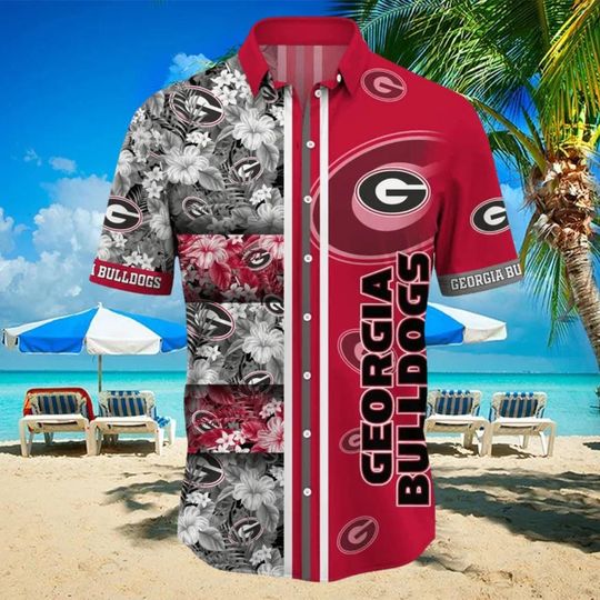 Discover GA bulldogs Hawaiian Shirt: NCAA UGA Aloha Shirt