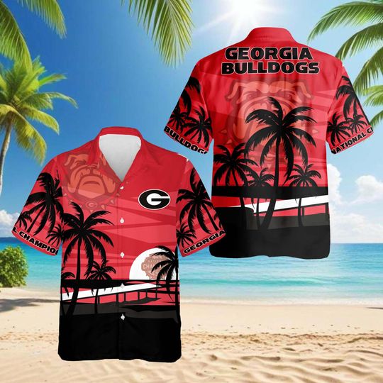 Discover GA bulldogs Hawaiian Shirt: NCAA Aloha Shirt