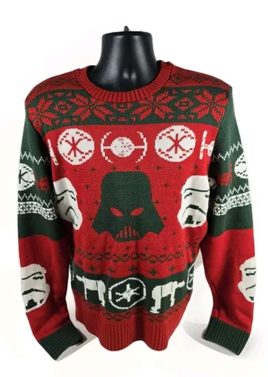 Junk Food Star Wars Storm Trooper Ugly Christmas Sweater Size Medium EUC