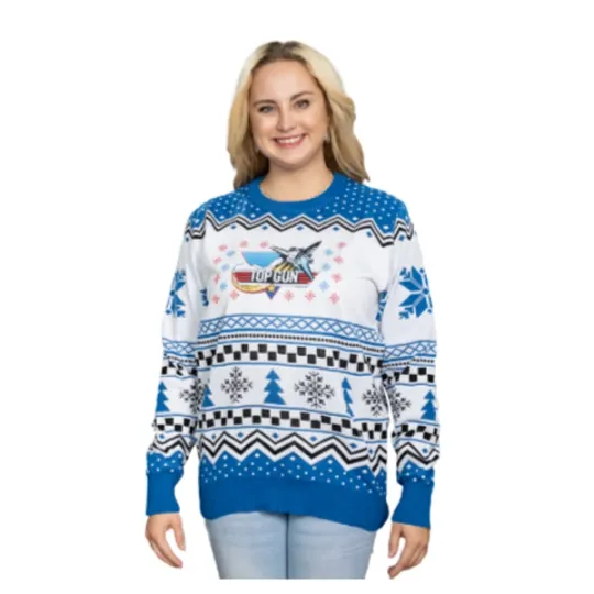 Discover Nintendo Top Gun G Force Video Game Ugly Christmas Sweater Holiday Pullover