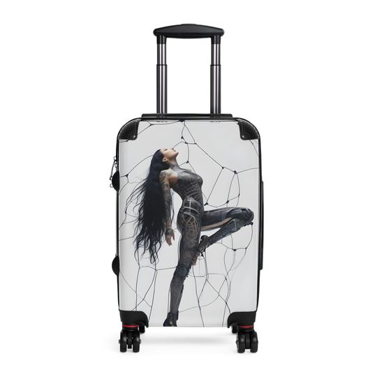 Discover Travel Suitcase - Stylish Cyber Design for Adventurers