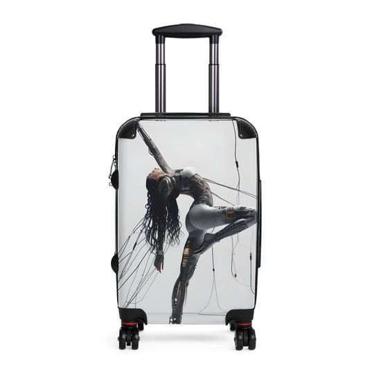 Discover Travel Suitcase - Stylish Cyber Design for Adventurers
