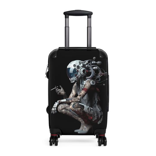 Discover Stylish Travel Suitcase with Futuristic Design - Perfect for Adventurers