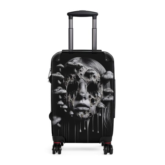 Discover Travel Suitcase - Stylish Horror Design for Adventurers