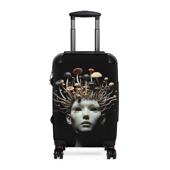 Discover Travel Suitcase - Stylish Horror Design for Adventurers
